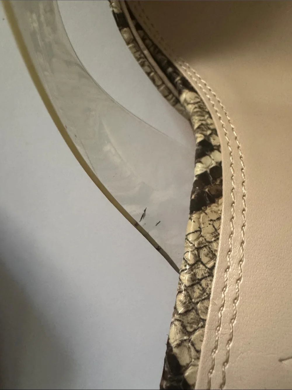 Zara snakeskin heels